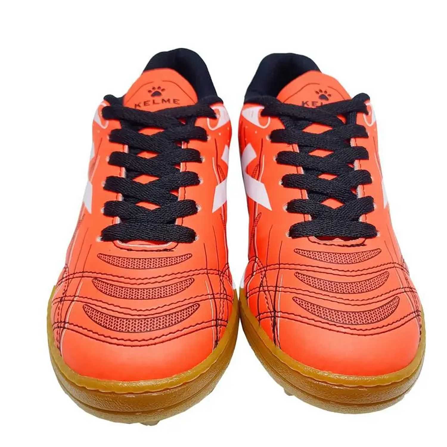 Chuteira  Kelme Sin Turbo Tf Society Jr - Laranja e Branco Laranja 2