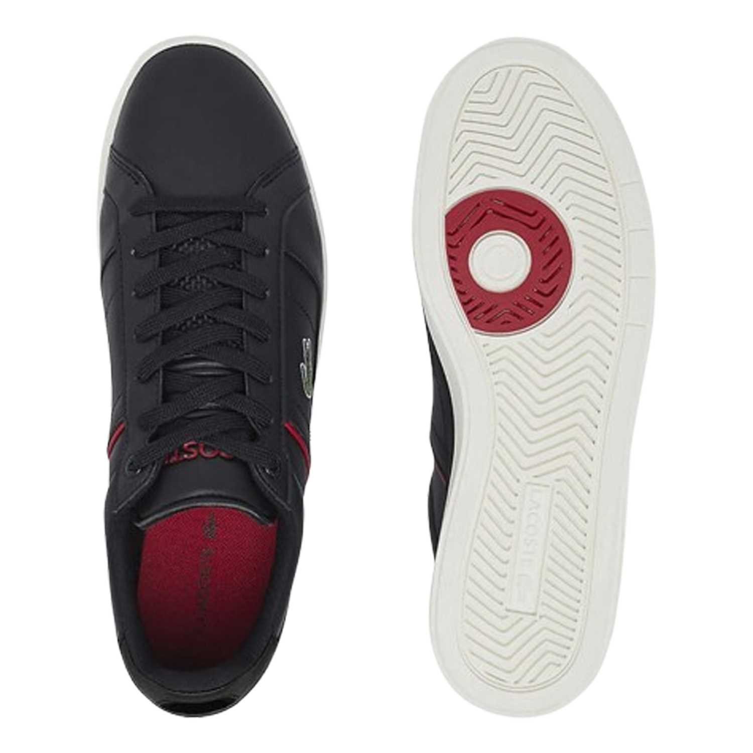 Tênis Lacoste Europa Pro Masculino - Preto e Branco Preto 2