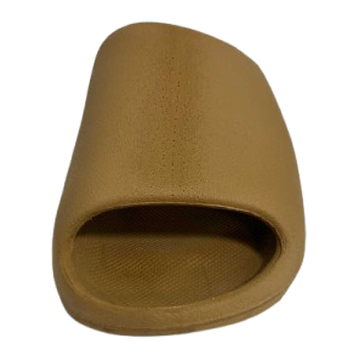 Chinelo Hiperflex Slide Soft Monocolor Feminino - Bege Marrom 2