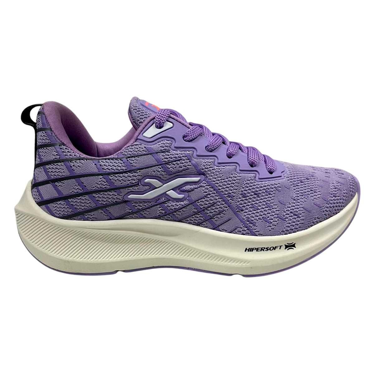 Tênis HiperFlex HIP110E Feminino - Lilás e Branco Roxo 1