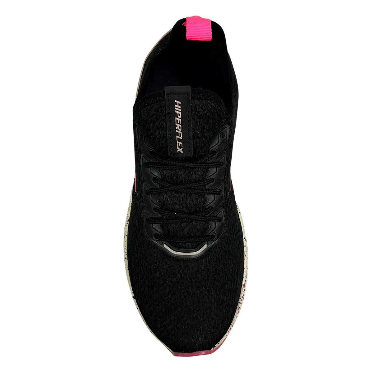 Tênis Hiperflex Calce Fácil HIP140E Feminino - Preto e Pink Preto 3