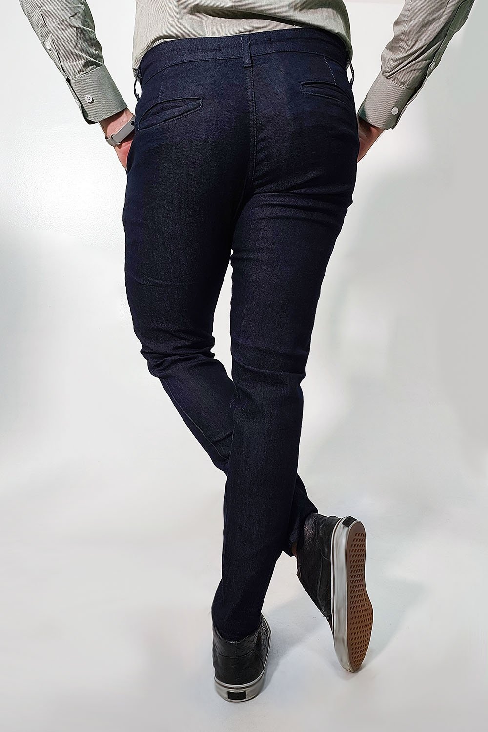 Cal A Jeans Super Skinny Masculina Azul Noite Anticorpus Azul