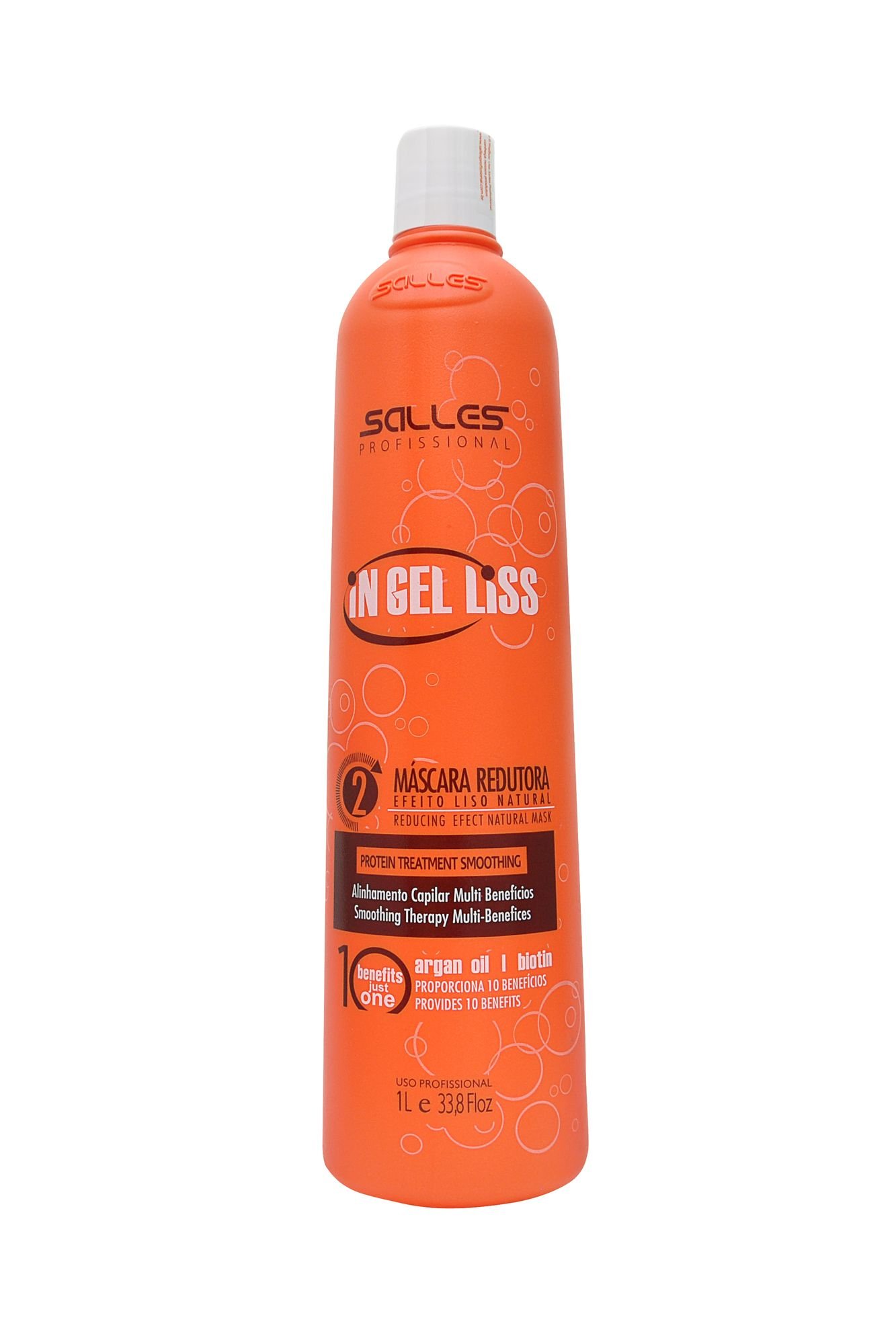 Progressiva In Gel Liss Salles Profissional 1lt 1L 1