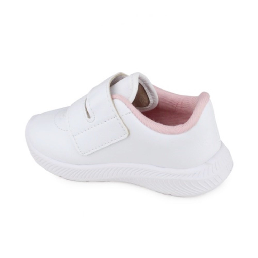 Molekinha Tenis Napa Glamour Branco Branco 5