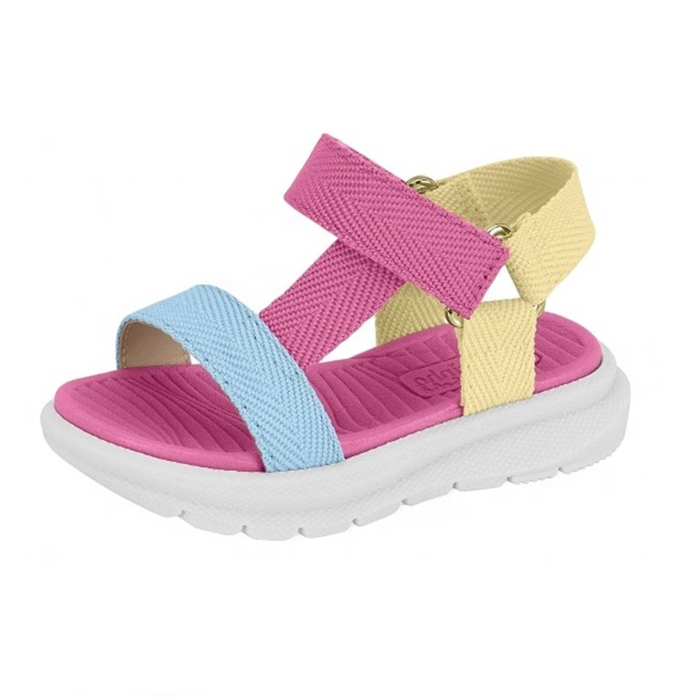 Molekinha Sandalia Tira Gorgurao Colorido Multicores 2
