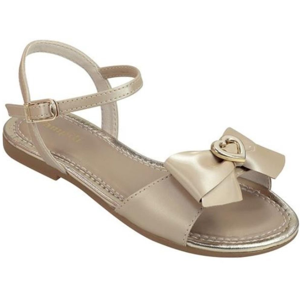 Pampili Sandalia Cherrie Com Laço Areia