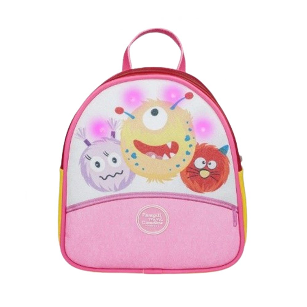 Pampili Mochila Chocomonstros Cacau Show  Rosa