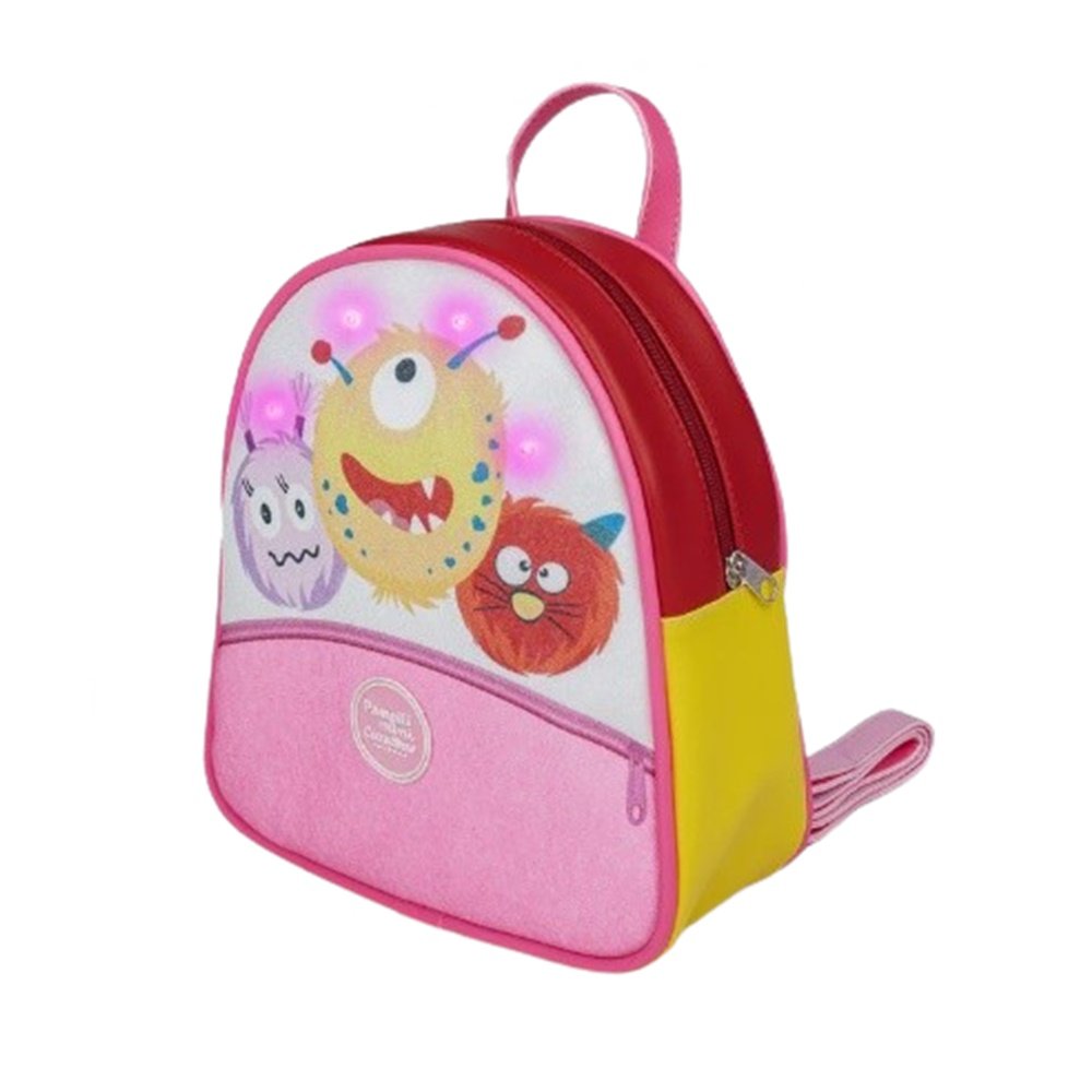 Pampili Mochila Chocomonstros Cacau Show  Rosa Multicores 2