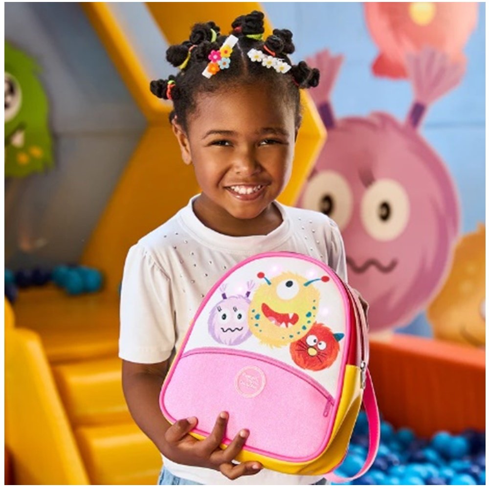Pampili Mochila Chocomonstros Cacau Show  Rosa Multicores 6