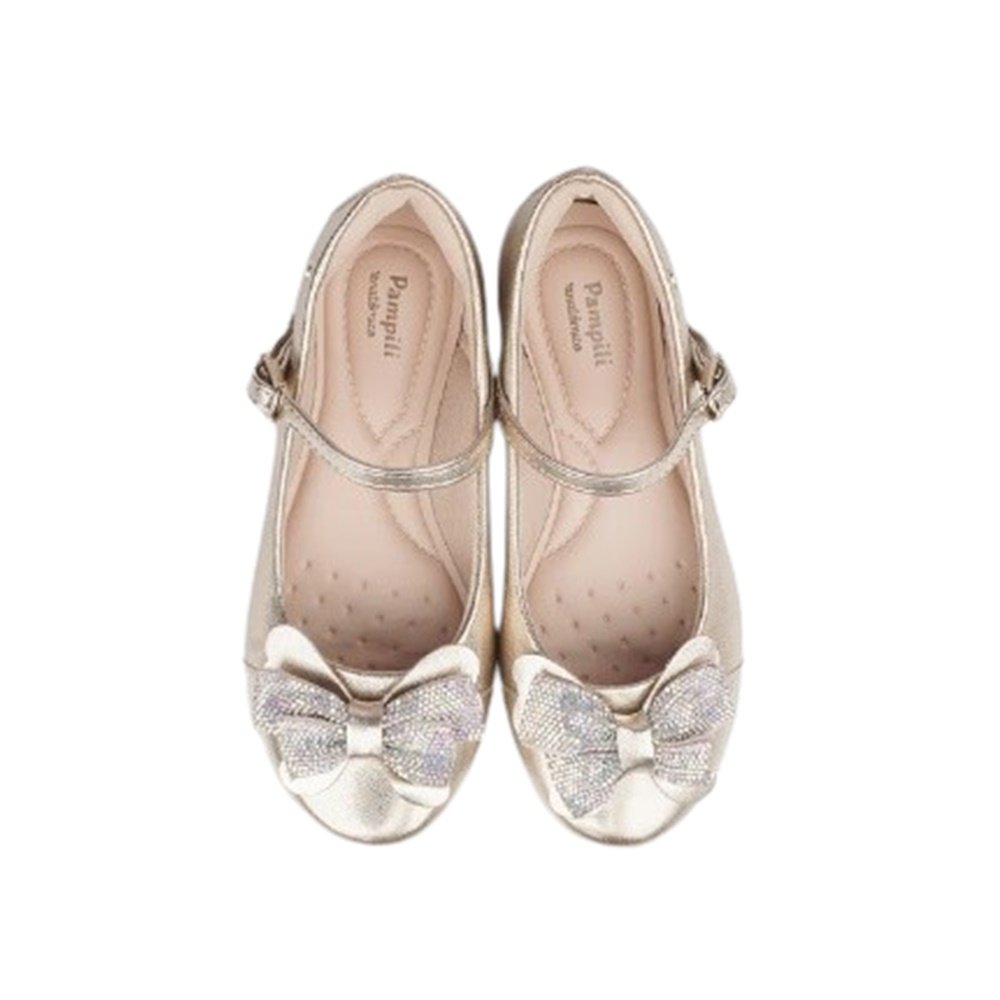 Pampili Sapato Angel Laco Strass Dourado Dourado 4