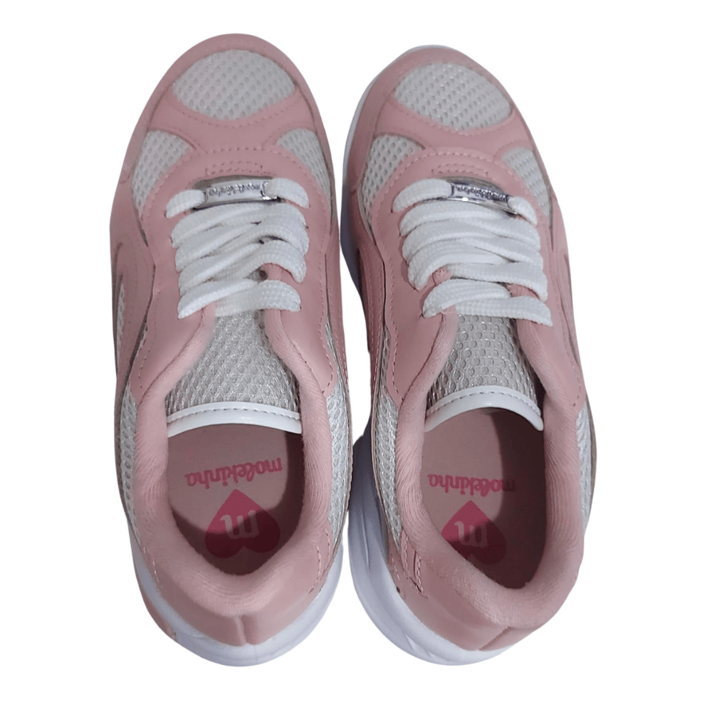 Molekinha Tenis Nylon Free Sport Rosa 4