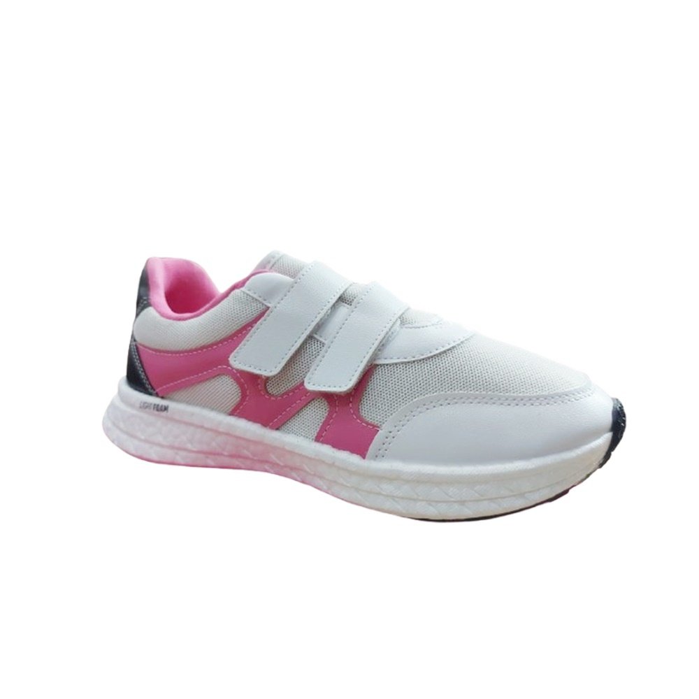 Molekinha Tenis Nylon Light Foam Branco Branco 3