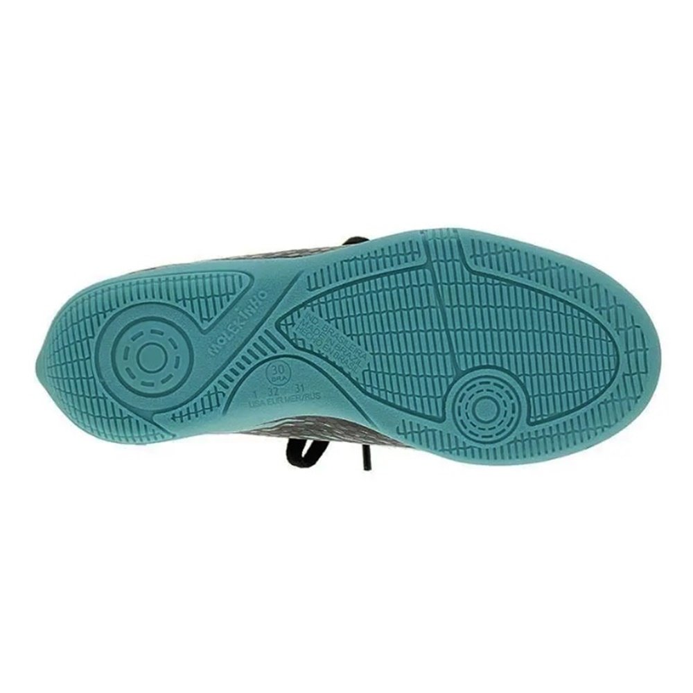 Molekinho Chuteira Futsal Lycra Neoplex Preto Preto 3
