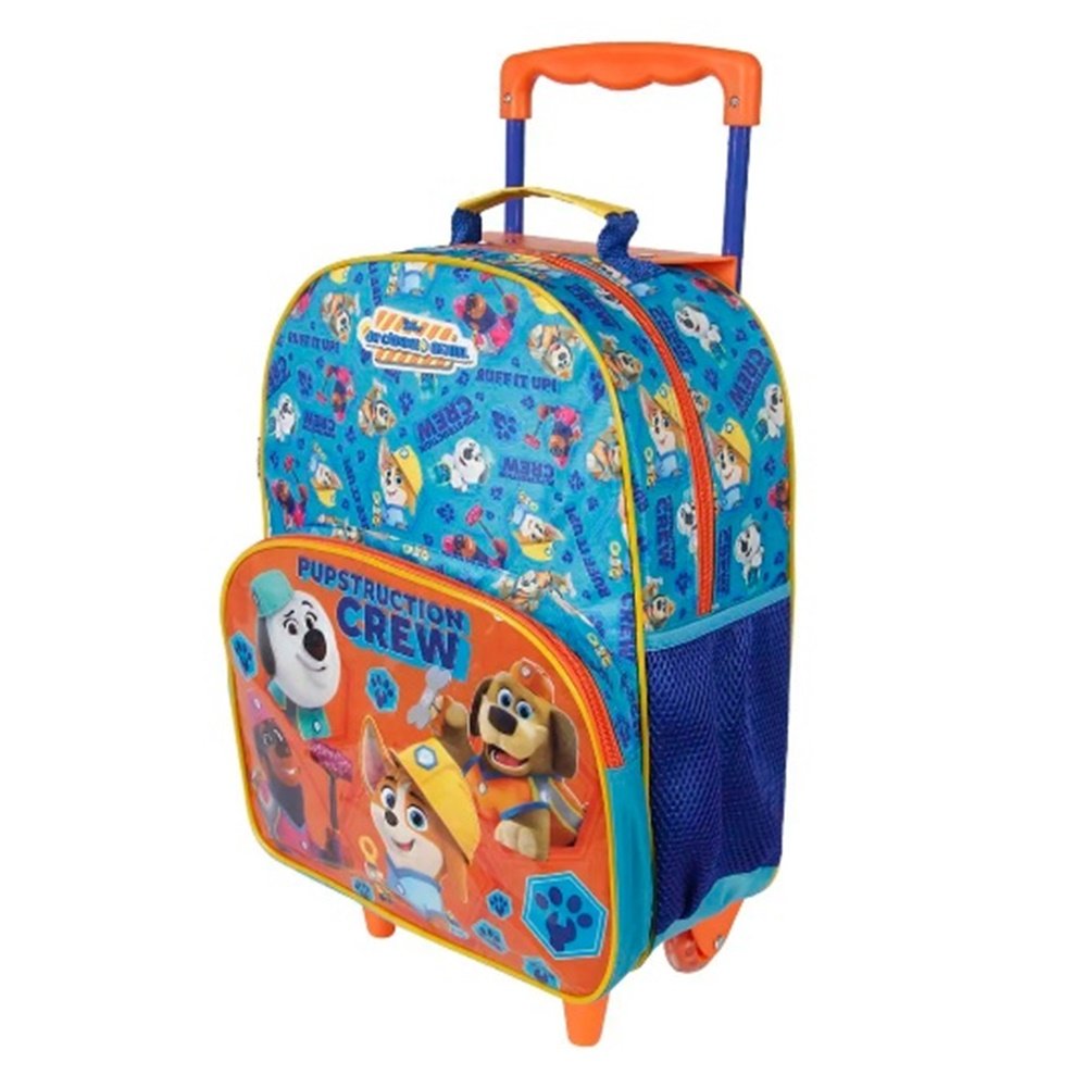 Dermiwil Mochila de Rodinhas Um Caozinho Genial Colorido Multicores 3