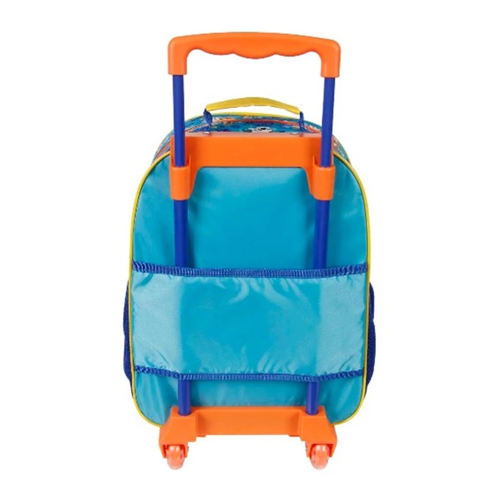 Dermiwil Mochila de Rodinhas Um Caozinho Genial Colorido Multicores 4