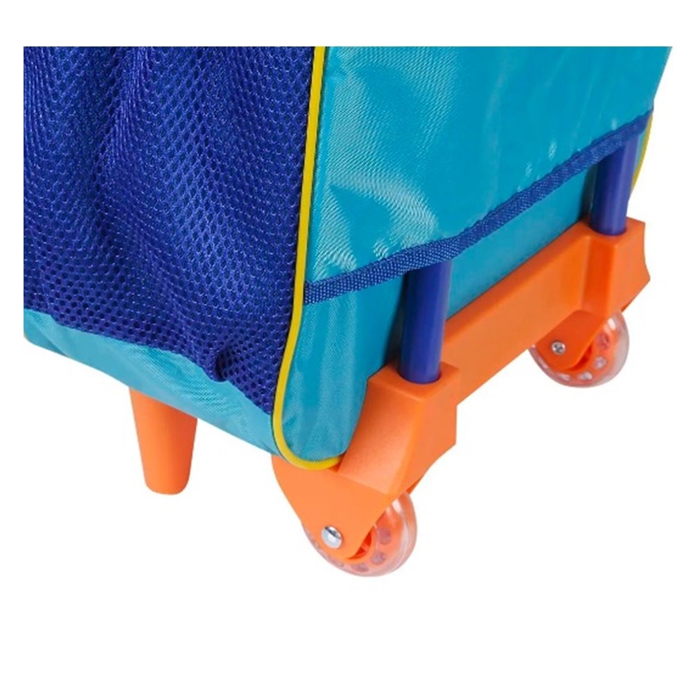 Dermiwil Mochila de Rodinhas Um Caozinho Genial Colorido Multicores 5