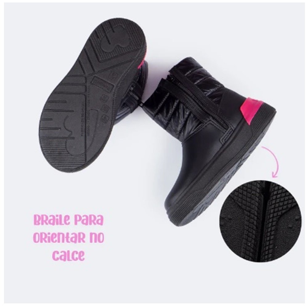 Pampili Bota Cano Medio Xp24 Preto Preto 4
