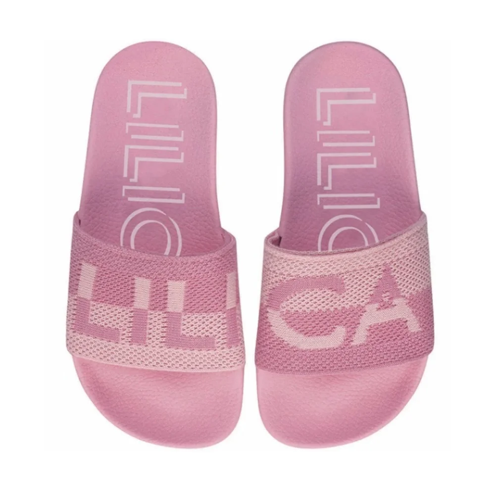 Lilica Chinelo Slide Knit Rosa Rosa 3