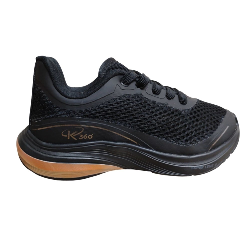 Kidy Tenis K360 Super Leve Preto