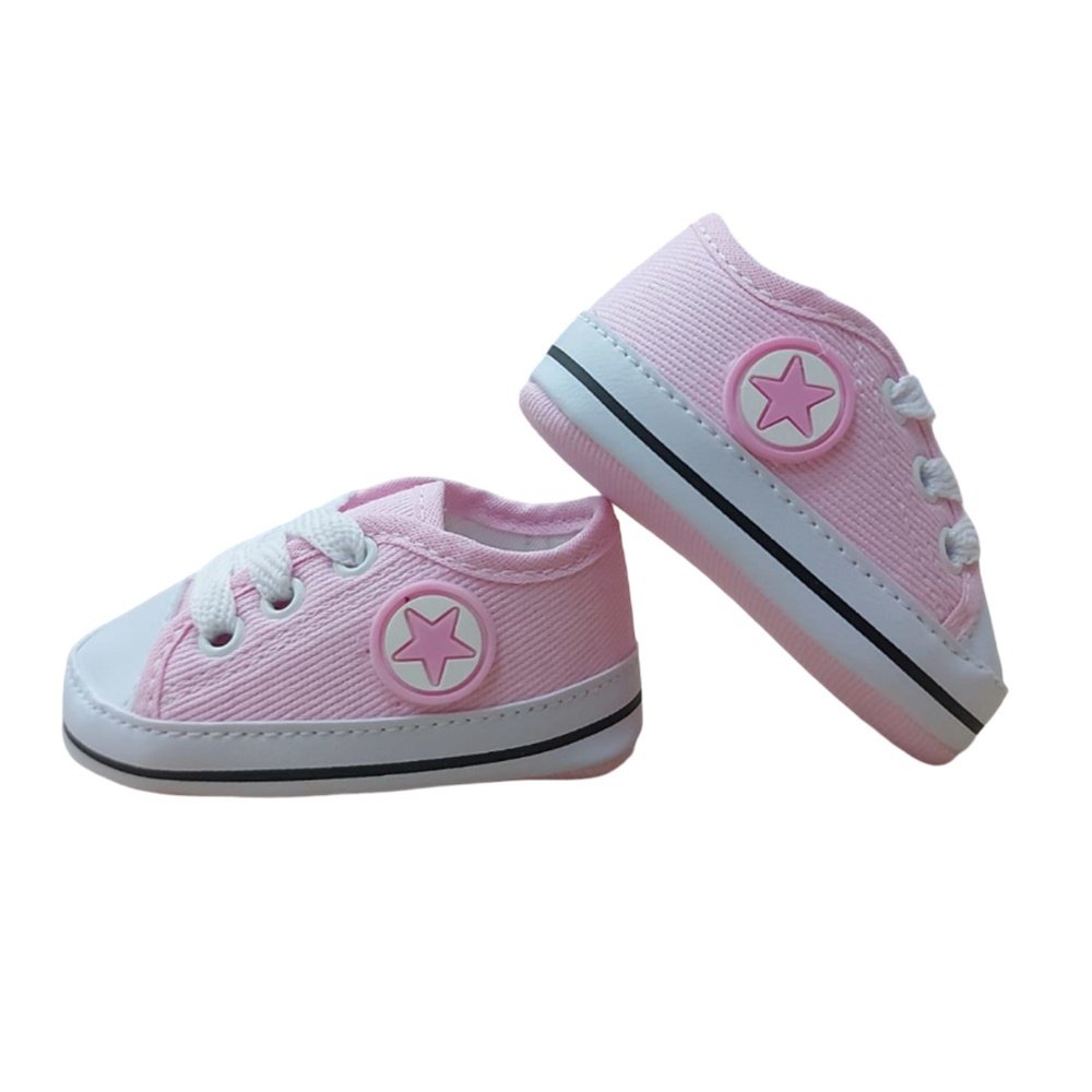 Estrelinha Baby Tenis Star Baby Rosa Rosa 3