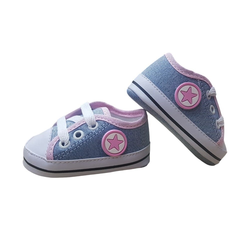 Estrelinha Baby Tenis Star Baby Jeans Claro Jeans 3