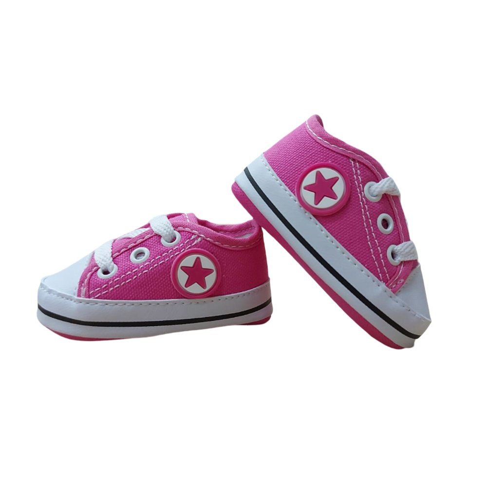 Estrelinha Baby Tenis Star Baby Pink Rosa 2