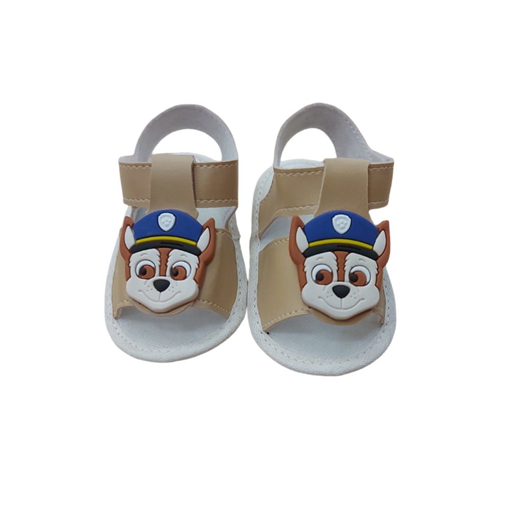 Estrelinha Baby Sandalia Baby Patrulha Canina Bege Bege 2