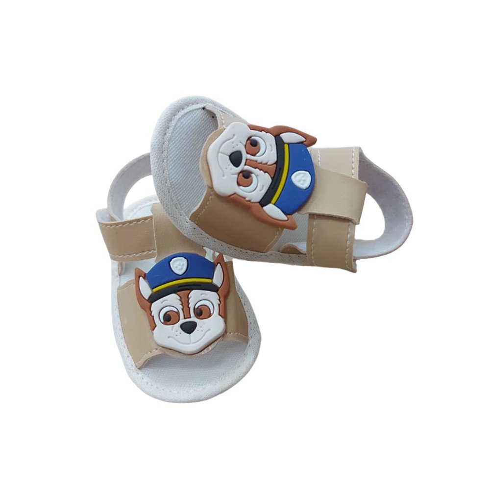 Estrelinha Baby Sandalia Baby Patrulha Canina Bege Bege 3