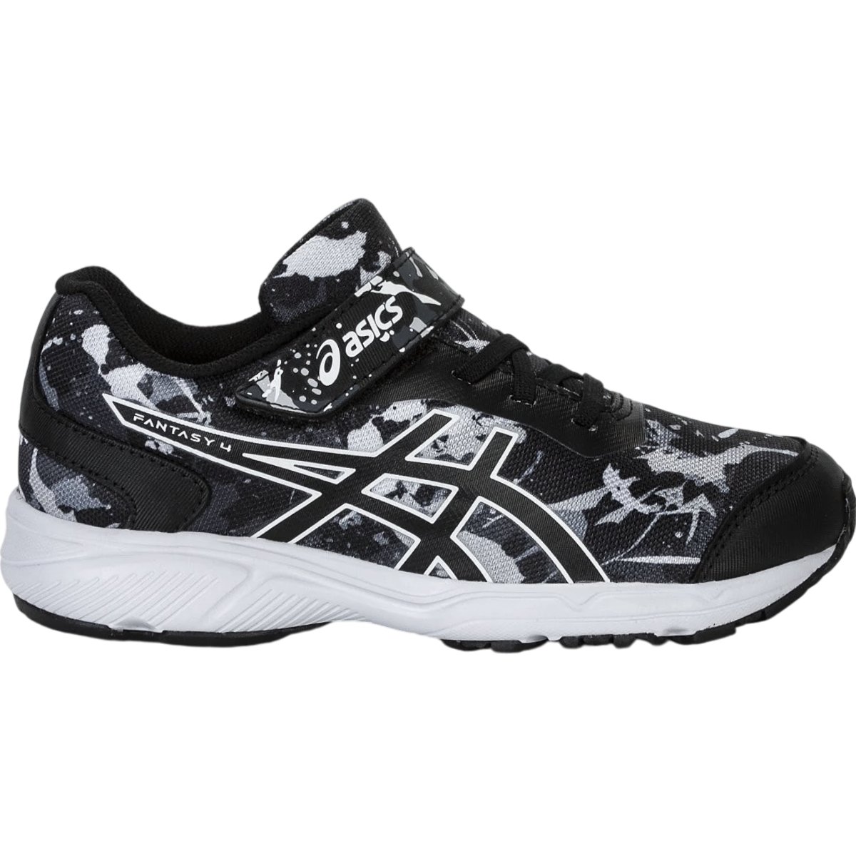 Tênis Infantil Menino Casual Dia a Dia Escola Passeio Jogging Conforto Asics Fantasy 4 Preto 1