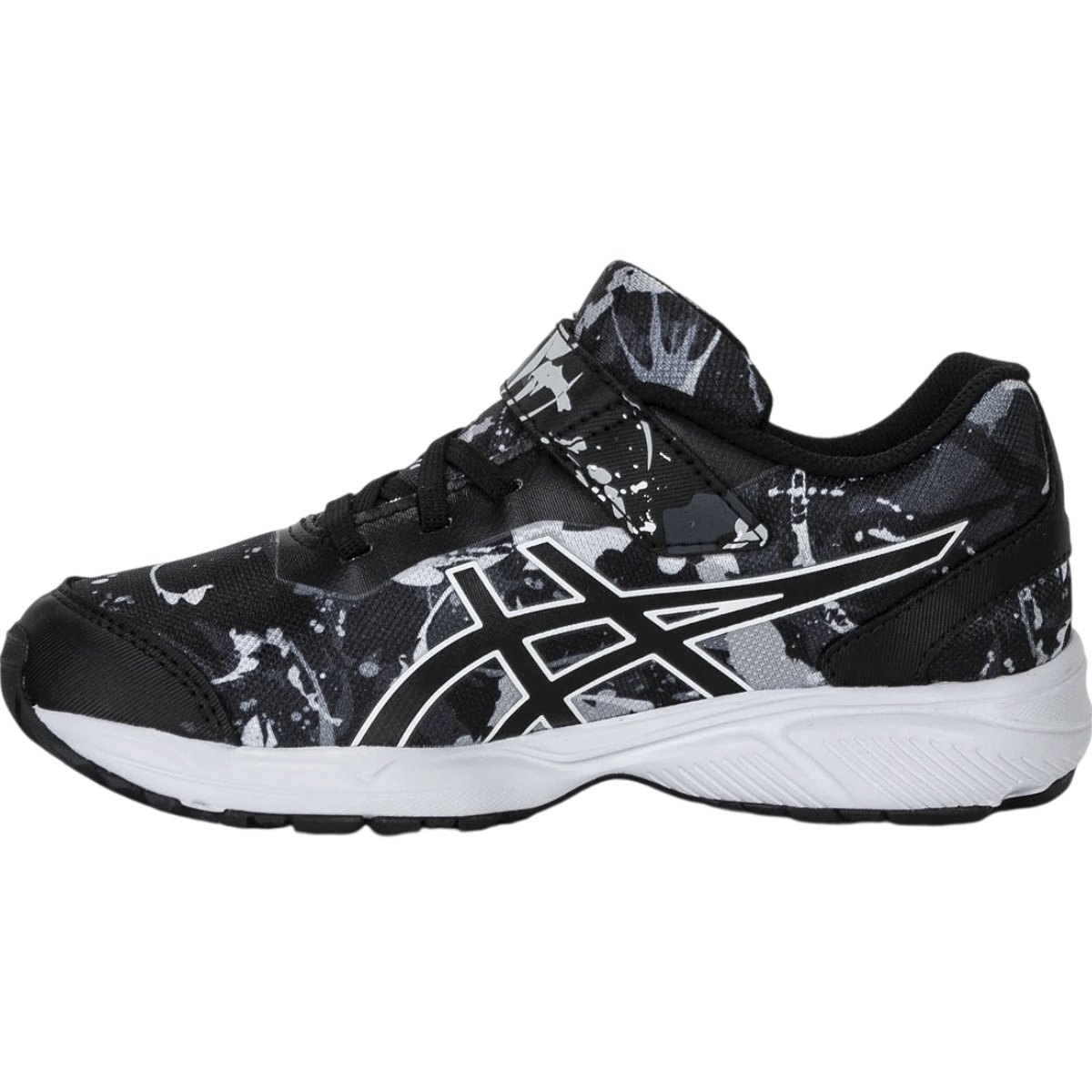 Tênis Infantil Menino Casual Dia a Dia Escola Passeio Jogging Conforto Asics Fantasy 4 Preto 2