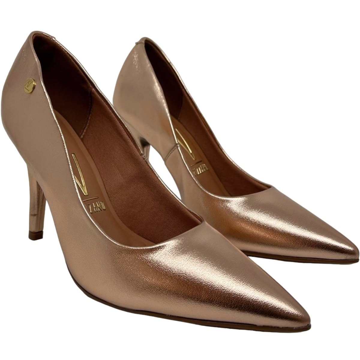 Sapato Feminino Scarpin Casual Dia a Dia Salto Alto Fino Vizzano 1184.1501 Rosa 5