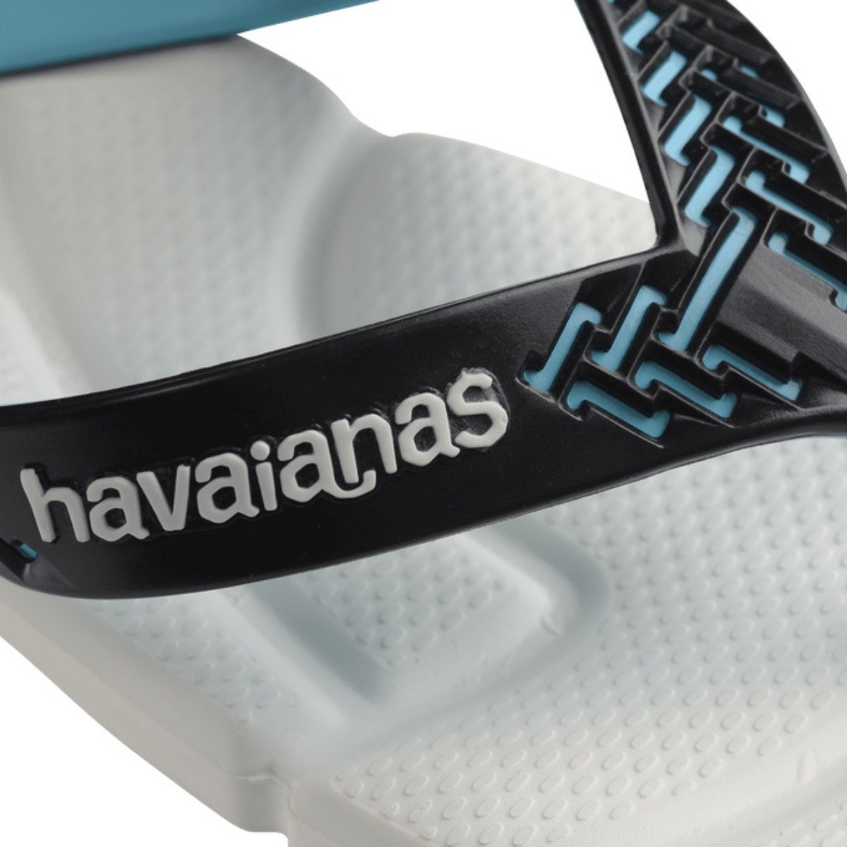 Chinelo Dedo Masculino Casual Dia a Dia Passeio Praia Verão Anatômico Conforto Havaianas Power 2.0 Branco/Preto 6