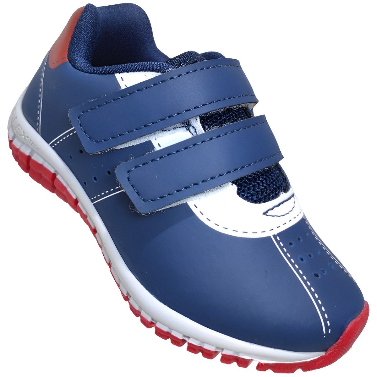 Tênis Infantil Menino Jogging Dia a Dia Escola Conforto Kidy 164-0310 Azul 3
