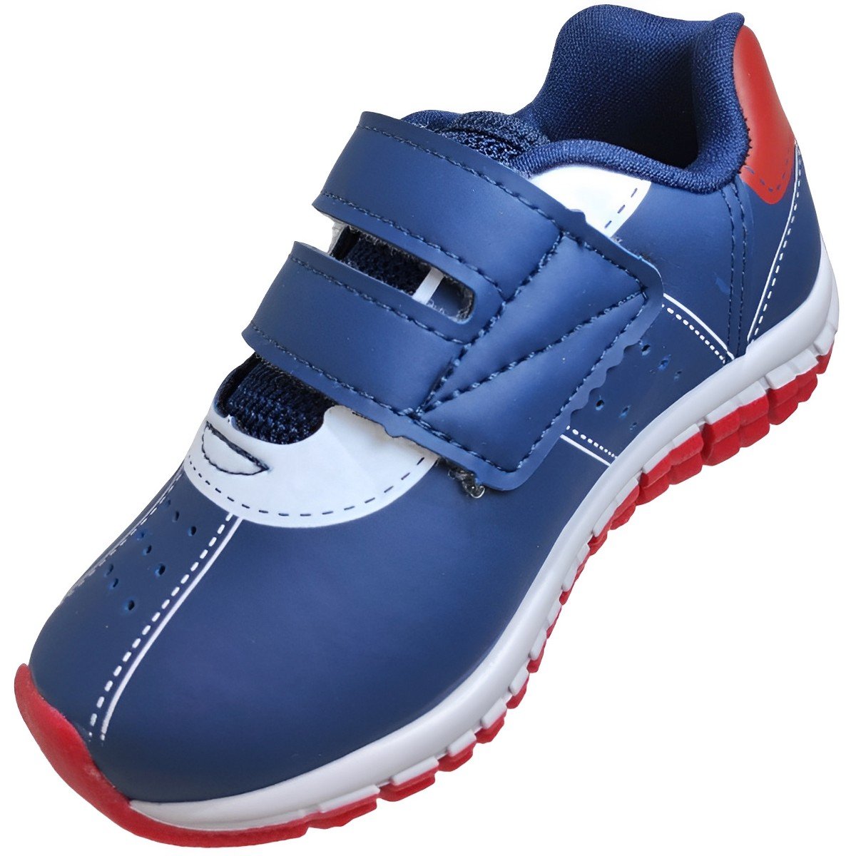 Tênis Infantil Menino Jogging Dia a Dia Escola Conforto Kidy 164-0310 Azul 4