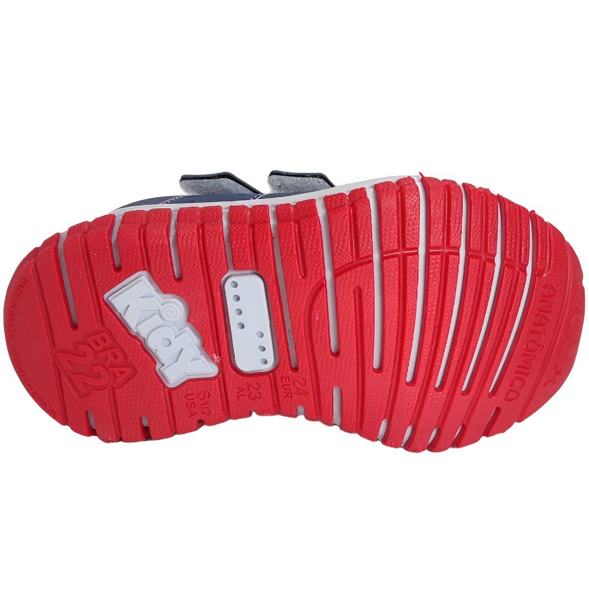 Tênis Infantil Menino Jogging Dia a Dia Escola Conforto Kidy 164-0310 Azul 6