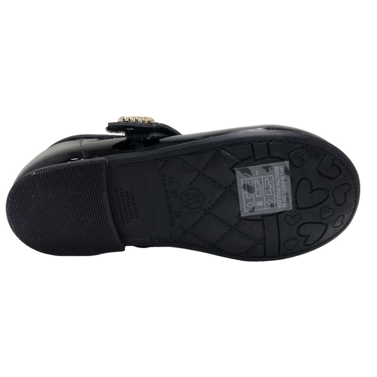 Sapatilha Casual Infantil Menina Estilo Boneca Dia a Dia Molekinha 2106.1042 Preto 6