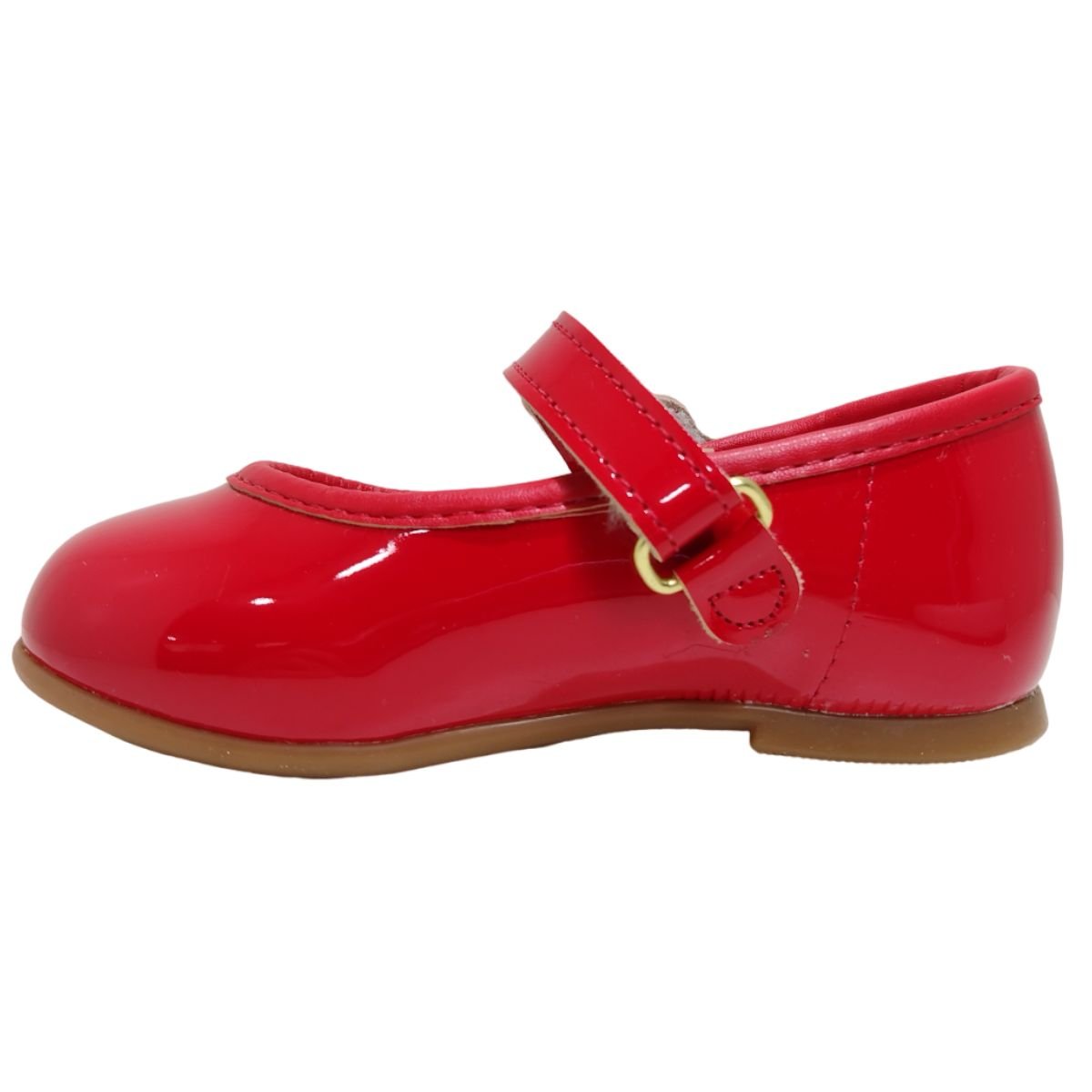 Sapatilha Casual Infantil Menina Estilo Boneca Dia a Dia Molekinha 2106.1042 Vermelho 2