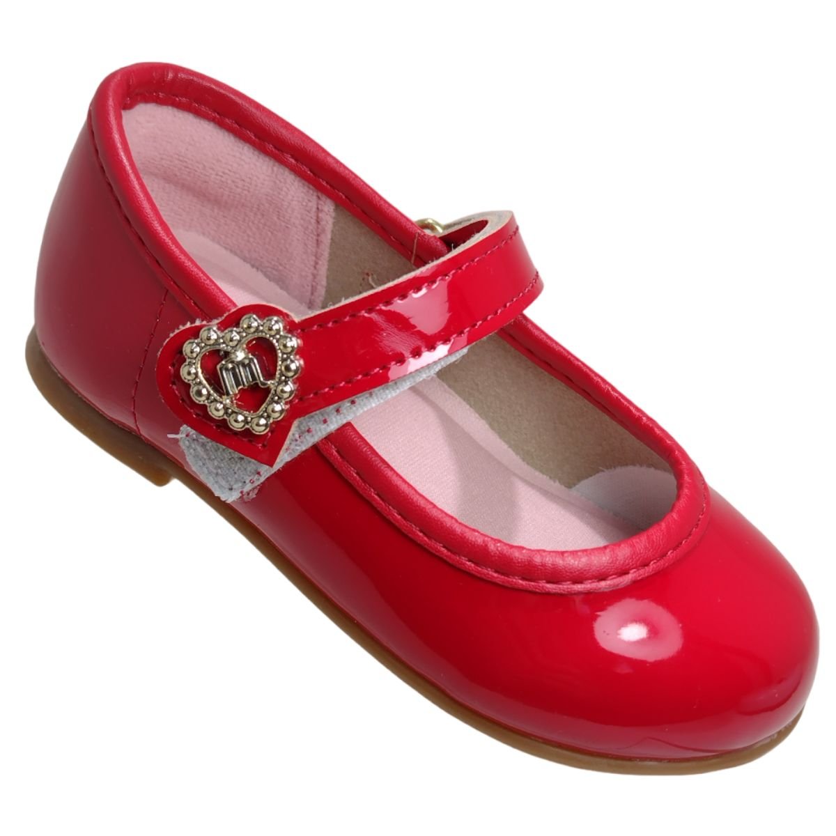 Sapatilha Casual Infantil Menina Estilo Boneca Dia a Dia Molekinha 2106.1042 Vermelho 4