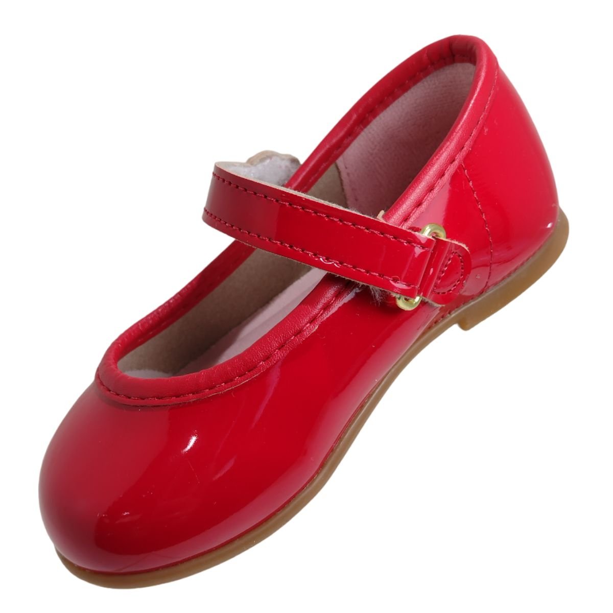 Sapatilha Casual Infantil Menina Estilo Boneca Dia a Dia Molekinha 2106.1042 Vermelho 5