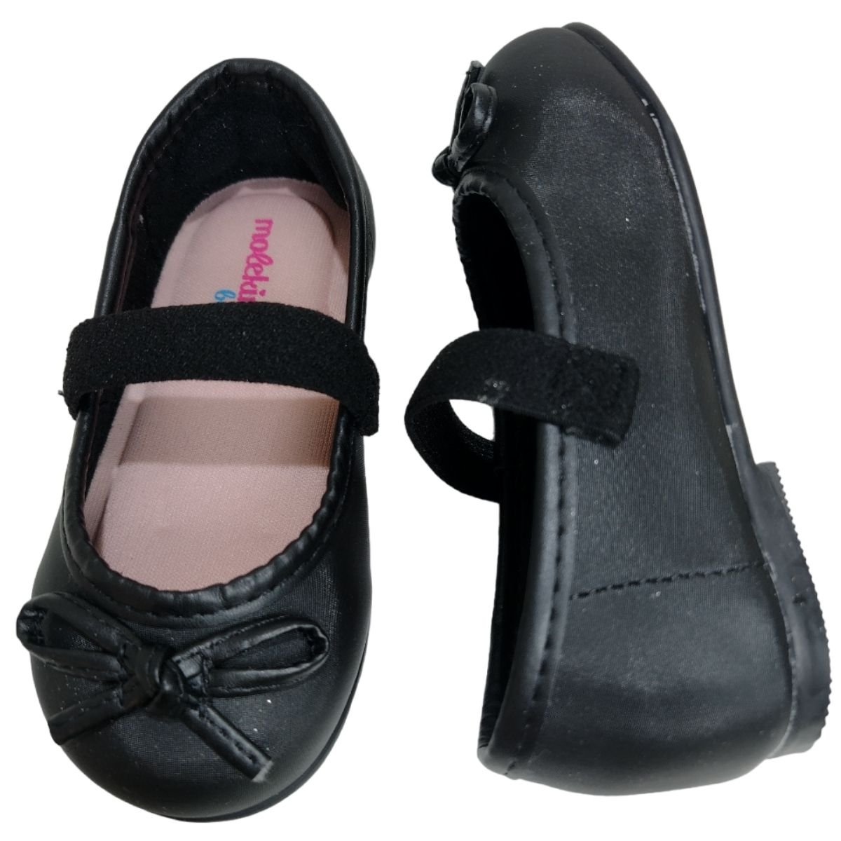 Sapatilha Casual Infantil Menina Laço Molekinha 2106.1044 Preto 3