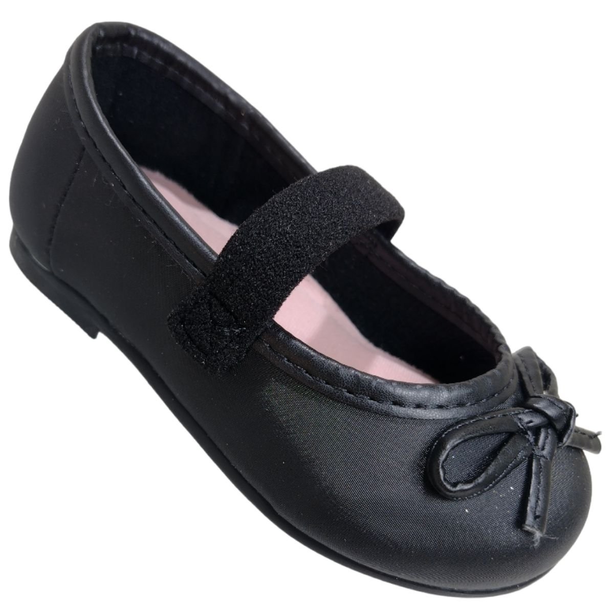 Sapatilha Casual Infantil Menina Laço Molekinha 2106.1044 Preto 4