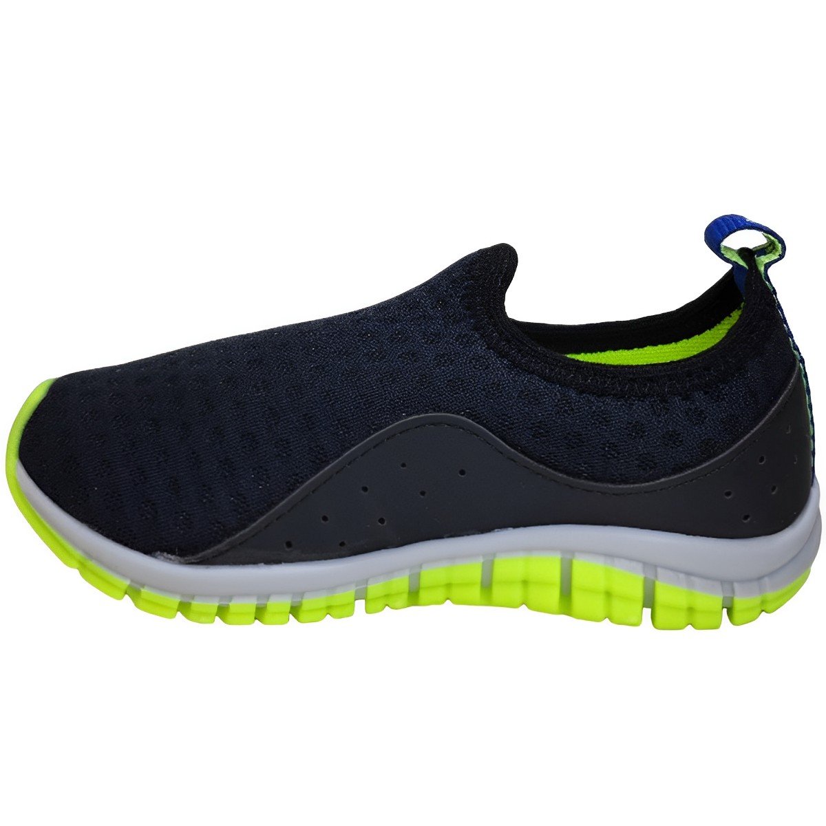 Tênis Infantil Menino Jogging Running Flex Tech Calce Fácil Kidy 164-0308 Preto 2