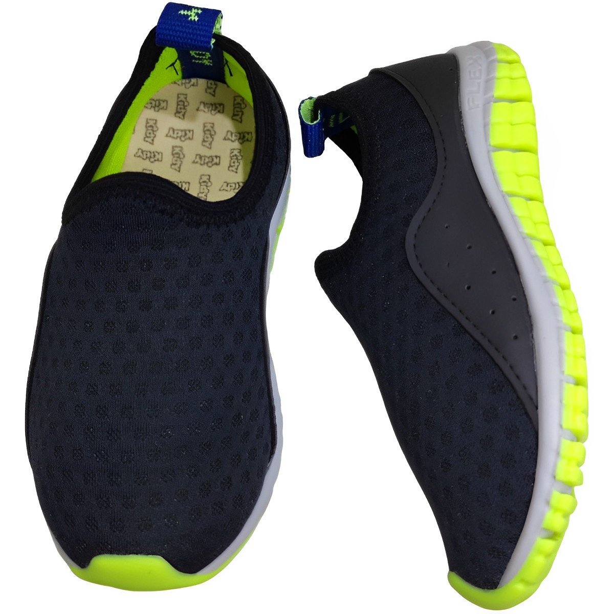 Tênis Infantil Menino Jogging Running Flex Tech Calce Fácil Kidy 164-0308 Preto 5