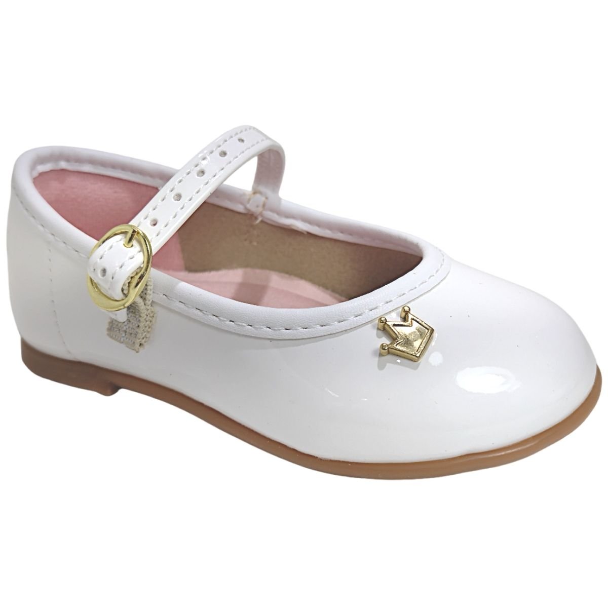 Sapatilha Infantil Casual Menina Dia a Dia Molekinha 2106.1041 Branco 1