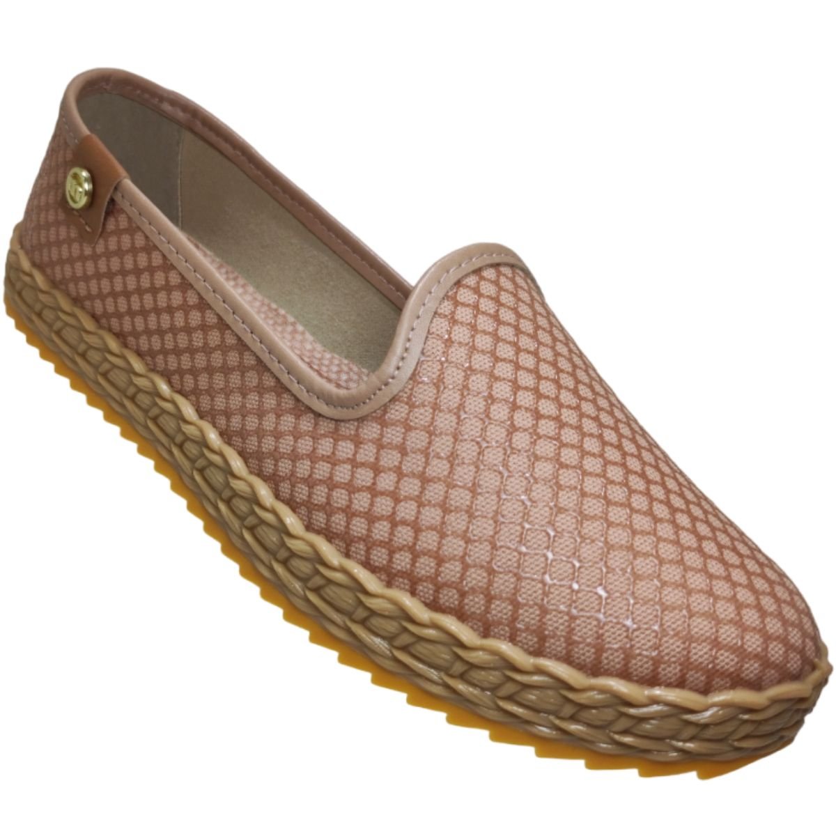 Sapato Feminino Casual Alpargatas Calce Fácil Moleca 5696.304 Bege 3