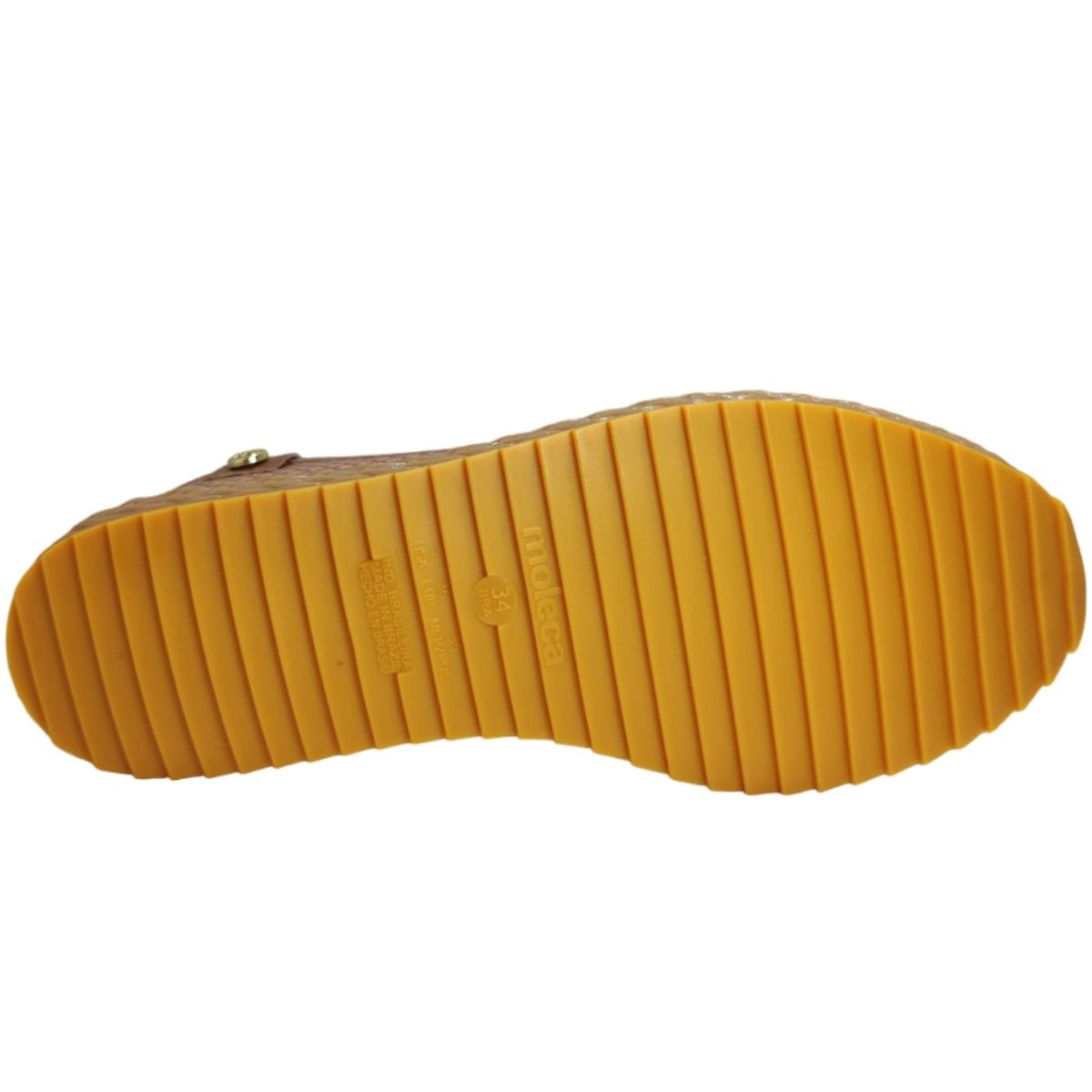 Sapato Feminino Casual Alpargatas Calce Fácil Moleca 5696.304 Bege 6