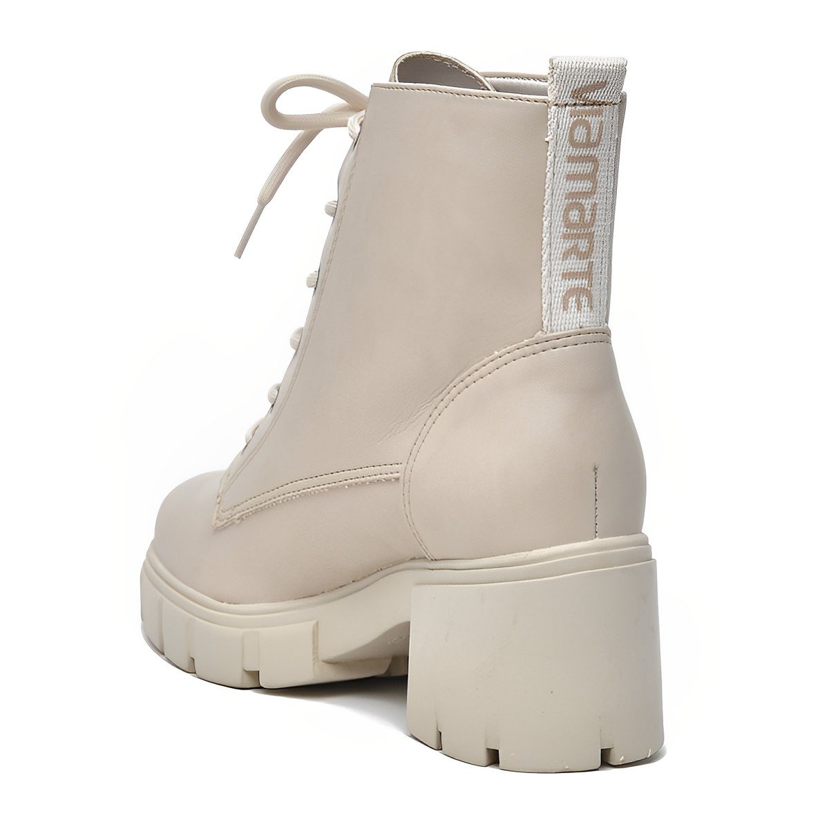 Coturno Via Marte 23-309 Feminino Bege 2