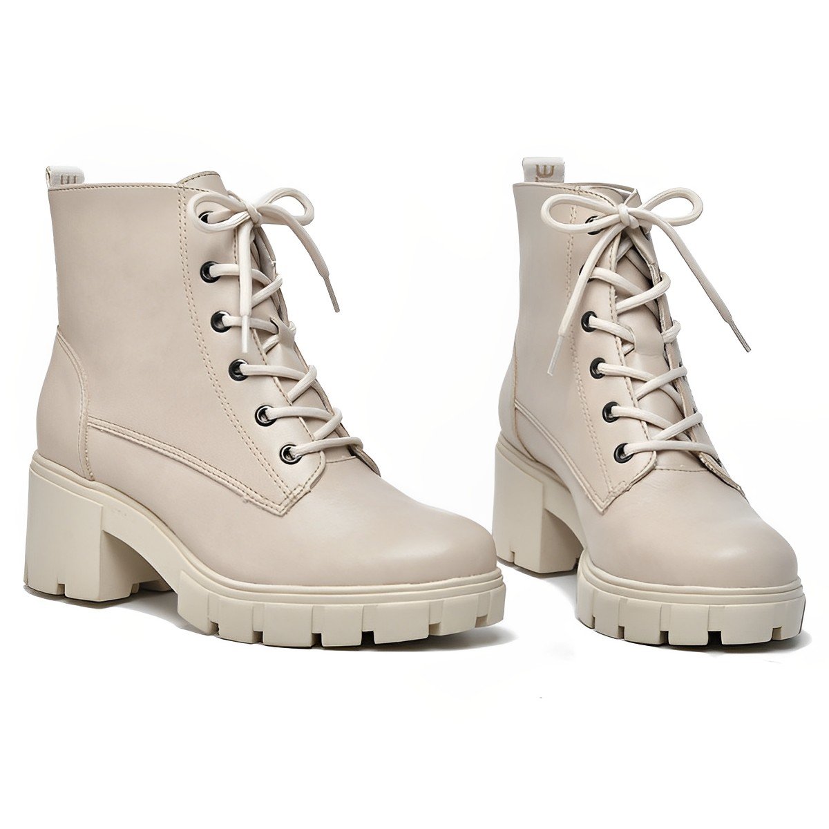 Coturno Via Marte 23-309 Feminino Bege 3