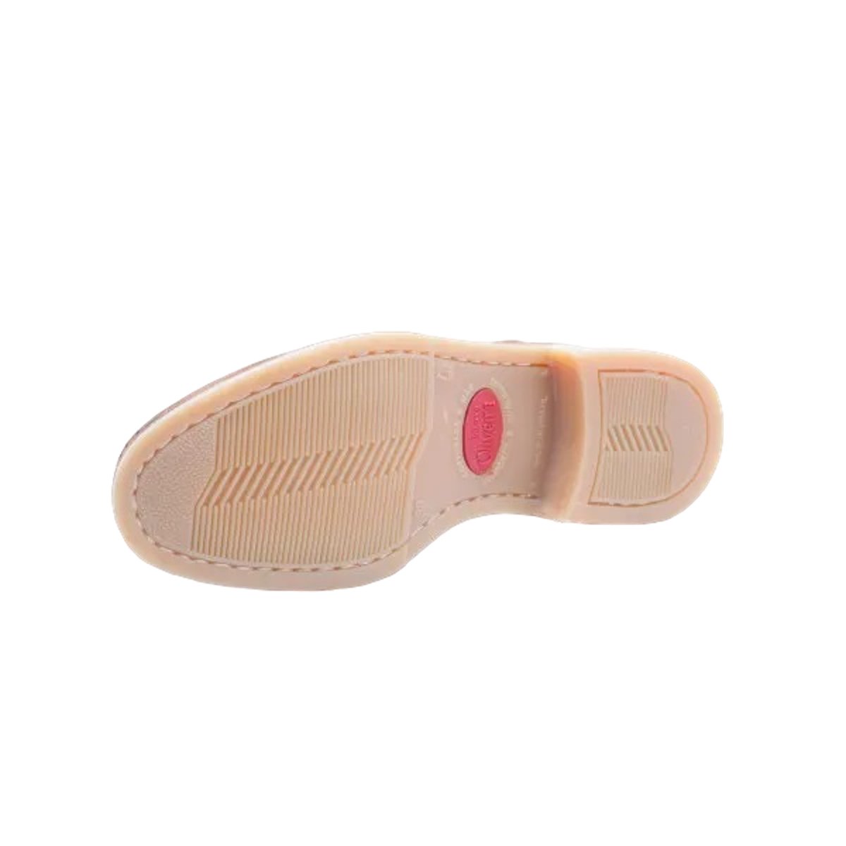 Botina Vira Francesa Costurada a Mão Oliveira 04 Bico Redondo Bege 2