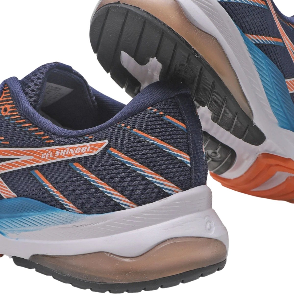 Tênis Masculino Running Corrida Caminhada Esportivo Asics Gel-Shinobi Azul 4